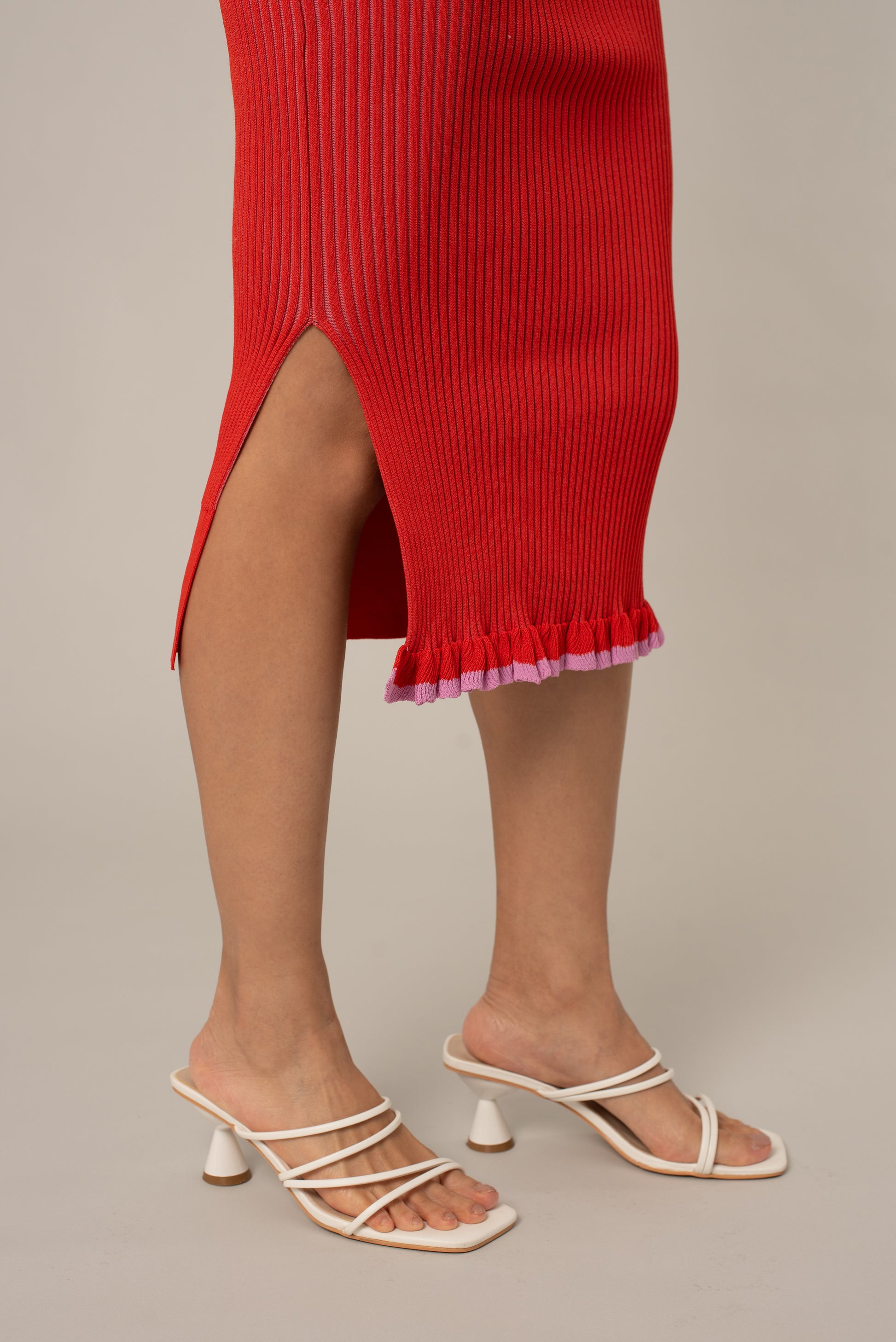 aurea alice skirt red, detail, clothes for athletic women